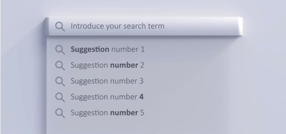 Google Sıralama sayfalarında suggestion number 1,suggestion number 2, suggestion number 3, suggestion number 4, suggestion number 5 bulunur.